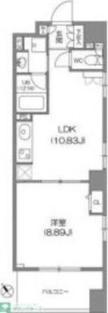 ルクレ新川レジデンスの物件間取画像